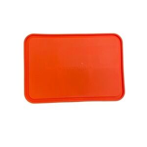 Pampered Chef Orange Silicone Ice Cream Sandwich Mold Maker